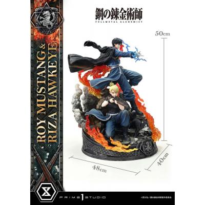 Fullmetal Alchemist Estatua Concept Masterline 1/6 Roy Mustang & Riza Hawkeye Deluxe Version 50 cm