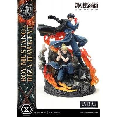 Fullmetal Alchemist Estatua Concept Masterline 1/6 Roy Mustang & Riza Hawkeye Deluxe Version 50 cm