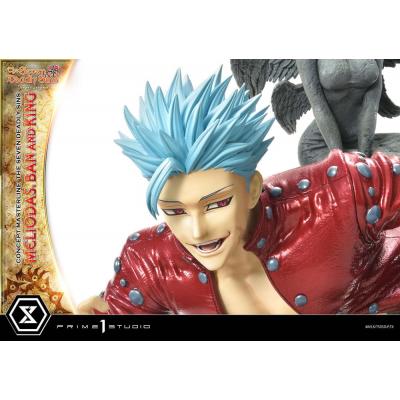 Seven Deadly Sins Concept Masterline Series Estatua Meliodas, Ban and King 55 cm