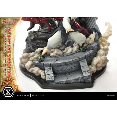 Seven Deadly Sins Concept Masterline Series Estatua Meliodas, Ban and King 55 cm
