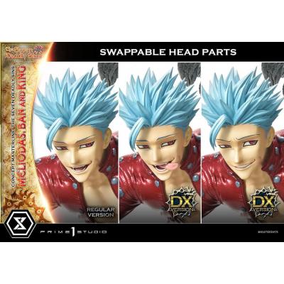 Seven Deadly Sins Concept Masterline Series Estatua Meliodas, Ban and King Deluxe Version 55 cm