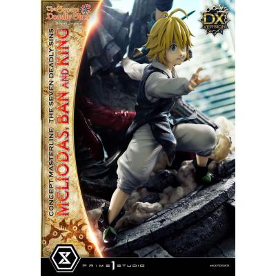 Seven Deadly Sins Concept Masterline Series Estatua Meliodas, Ban and King Deluxe Version 55 cm