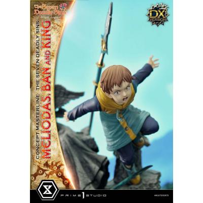 Seven Deadly Sins Concept Masterline Series Estatua Meliodas, Ban and King Deluxe Bonus Version 55 cm