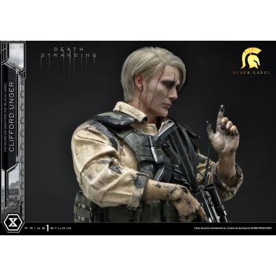 Death Stranding Estatua 1/2 Clifford Unger Black Label 103 cm