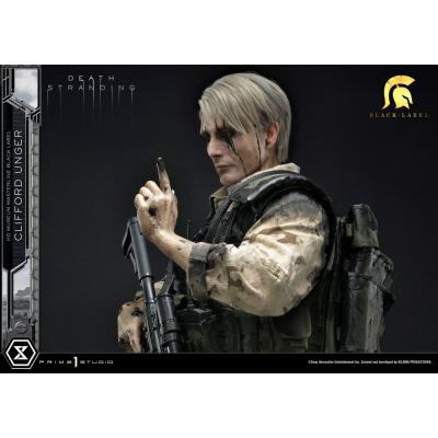 Death Stranding Estatua 1/2 Clifford Unger Black Label 103 cm