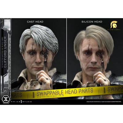 Death Stranding Estatua 1/2 Clifford Unger Black Label 103 cm