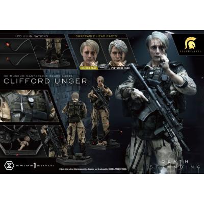 Death Stranding Estatua 1/2 Clifford Unger Black Label 103 cm