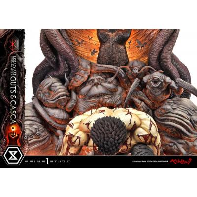 Berserk Estatua Legacy Art Kentaro Miura 1/4 Guts & Casca 72 cm