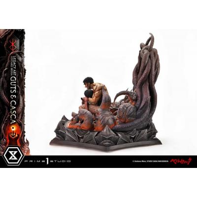 Berserk Estatua Legacy Art Kentaro Miura 1/4 Guts & Casca Bonus Version 72 cm