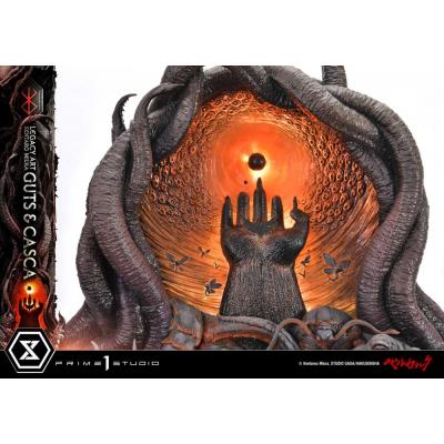Berserk Estatua Legacy Art Kentaro Miura 1/4 Guts & Casca Bonus Version 72 cm