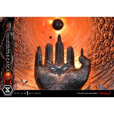 Berserk Estatua Legacy Art Kentaro Miura 1/4 Guts & Casca Bonus Version 72 cm
