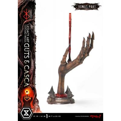 Berserk Estatua Legacy Art Kentaro Miura 1/4 Guts & Casca Bonus Version 72 cm