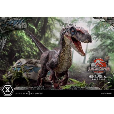 Jurassic Park III Estatua Legacy Museum Collection 1/6 Velociraptor Male Bonus Version 40 cm