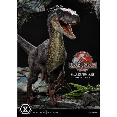 Jurassic Park III Estatua Legacy Museum Collection 1/6 Velociraptor Male Bonus Version 40 cm