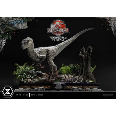 Jurassic Park III Estatua Legacy Museum Collection 1/6 Velociraptor Female Bonus Version 44 cm