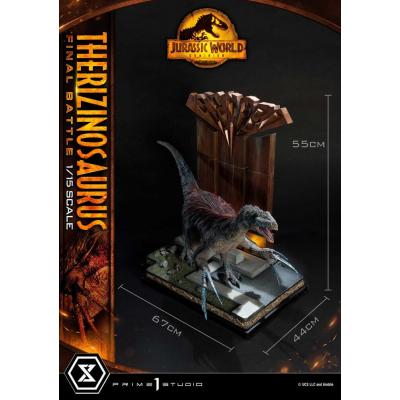 Jurassic World: Dominion Estatua Legacy Museum Collection 1/15 Therizinosaurus Final Battle Regular Version 55 cm