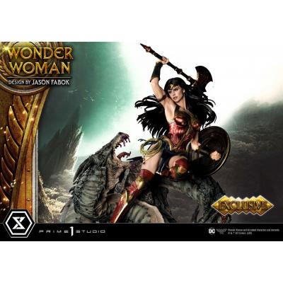 Wonder Woman Estatua 1/3 Wonder Woman vs. Hydra Exclusive Bonus Version 90 cm