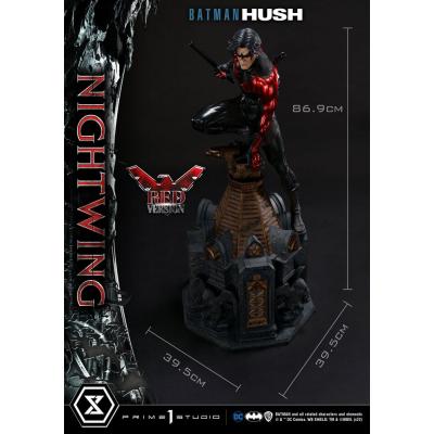 Batman Hush Estatua Nightwing Red Version 87 cm