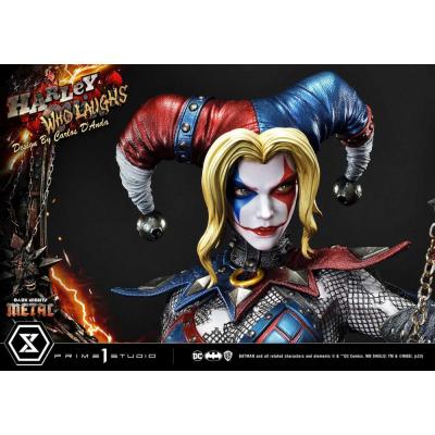 Dark Nights: Metal Estatua Museum Masterline Series 1/3 Harley Quinn Who Laughs Concept Design by Caelos D`anda Deluxe Version 7
