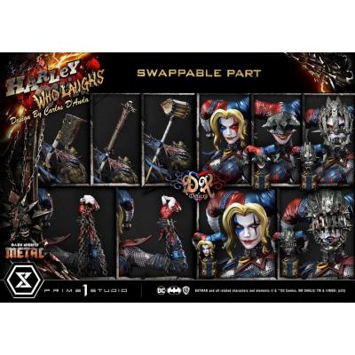 Dark Nights: Metal Estatua Museum Masterline Series 1/3 Harley Quinn Who Laughs Concept Design by Caelos D`anda Deluxe Version 7
