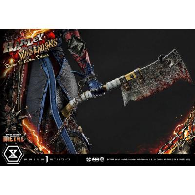 Dark Nights: Metal Estatua Museum Masterline Series 1/3 Harley Quinn Who Laughs Concept Design by Caelos D`anda Deluxe Bonus Ver