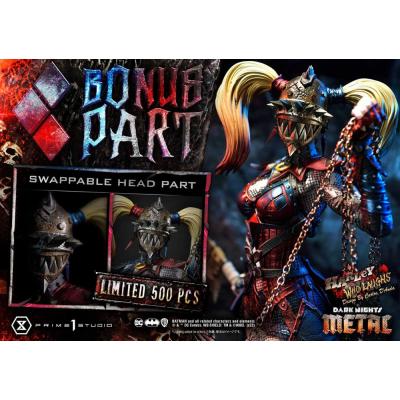 Dark Nights: Metal Estatua Museum Masterline Series 1/3 Harley Quinn Who Laughs Concept Design by Caelos D`anda Deluxe Bonus Ver