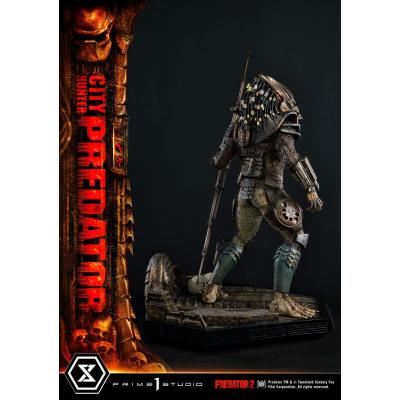 Predator 2 Estatua Museum Masterline 1/3 City Hunter Predator 105 cm