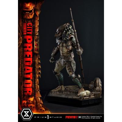 Predator 2 Estatua Museum Masterline 1/3 City Hunter Predator 105 cm