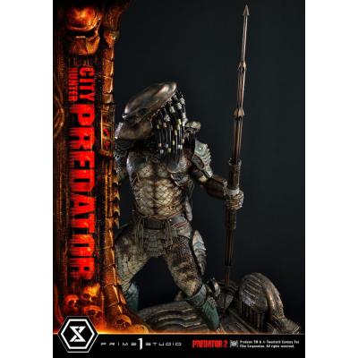 Predator 2 Estatua Museum Masterline 1/3 City Hunter Predator 105 cm