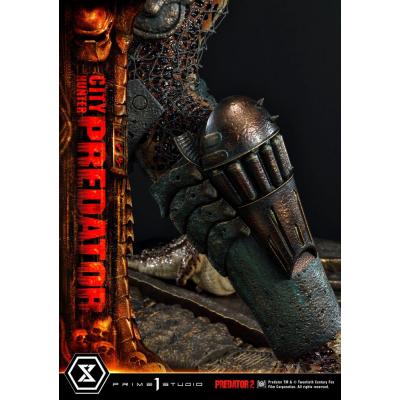Predator 2 Estatua Museum Masterline 1/3 City Hunter Predator 105 cm