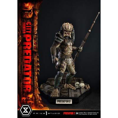 Predator 2 Estatua Museum Masterline 1/3 City Hunter Predator 105 cm