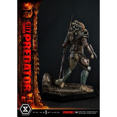 Predator 2 Estatua Museum Masterline 1/3 City Hunter Predator 105 cm