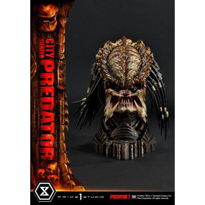 Predator 2 Estatua Museum Masterline 1/3 City Hunter Predator 105 cm