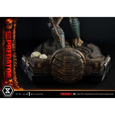 Predator 2 Estatua Museum Masterline 1/3 City Hunter Predator 105 cm