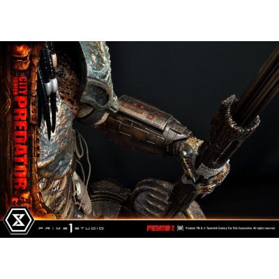 Predator 2 Estatua Museum Masterline 1/3 City Hunter Predator 105 cm