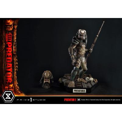 Predator 2 Estatua Museum Masterline 1/3 City Hunter Predator 105 cm