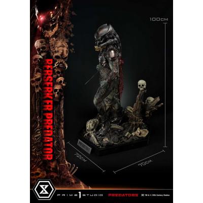 Predators Estatua Berserker Predator Deluxe Bonus Version 100 cm
