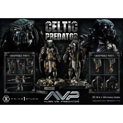 The Alien vs. Predator Estatua Museum Masterline Series 1/3 Celtic Predator Bonus Ver. 95 cm