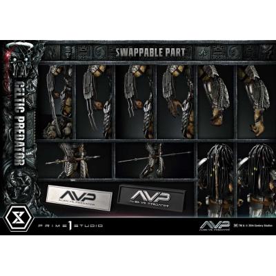 The Alien vs. Predator Estatua Museum Masterline Series 1/3 Celtic Predator Bonus Ver. 95 cm