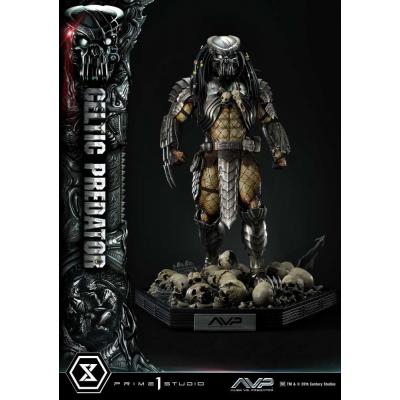 The Alien vs. Predator Estatua Museum Masterline Series 1/3 Celtic Predator Bonus Ver. 95 cm