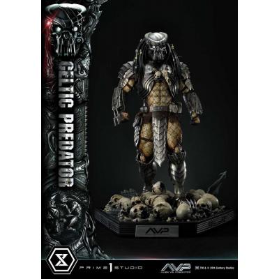 The Alien vs. Predator Estatua Museum Masterline Series 1/3 Celtic Predator Bonus Ver. 95 cm