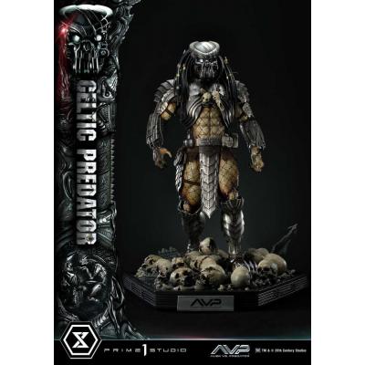 The Alien vs. Predator Estatua Museum Masterline Series 1/3 Celtic Predator Bonus Ver. 95 cm