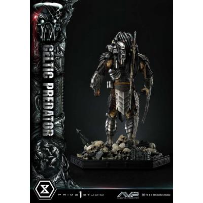 The Alien vs. Predator Estatua Museum Masterline Series 1/3 Celtic Predator Bonus Ver. 95 cm