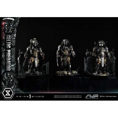 The Alien vs. Predator Estatua Museum Masterline Series 1/3 Celtic Predator Bonus Ver. 95 cm