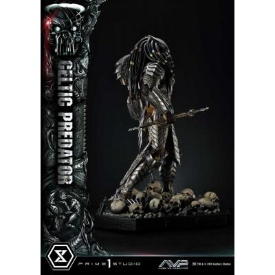 The Alien vs. Predator Estatua Museum Masterline Series 1/3 Celtic Predator Bonus Ver. 95 cm