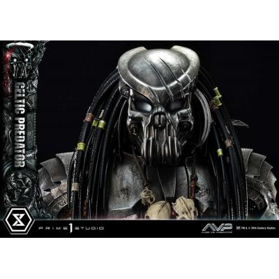 The Alien vs. Predator Estatua Museum Masterline Series 1/3 Celtic Predator Bonus Ver. 95 cm