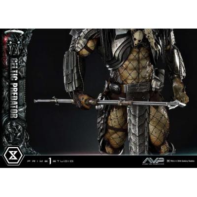 The Alien vs. Predator Estatua Museum Masterline Series 1/3 Celtic Predator Bonus Ver. 95 cm