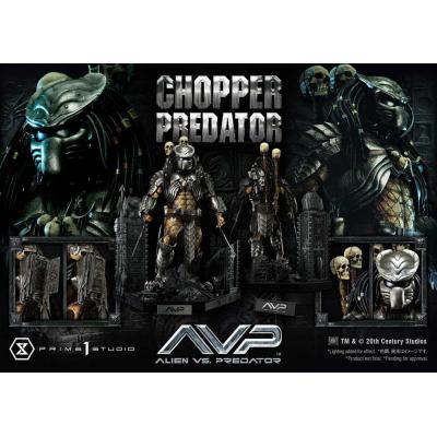 The Alien vs. Predator Estatua Museum Masterline Series 1/3 Chopper Predator 103 cm