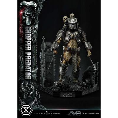 The Alien vs. Predator Estatua Museum Masterline Series 1/3 Chopper Predator 103 cm