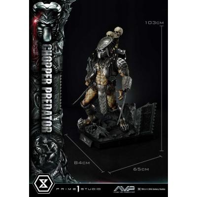 The Alien vs. Predator Estatua Museum Masterline Series 1/3 Chopper Predator 103 cm
